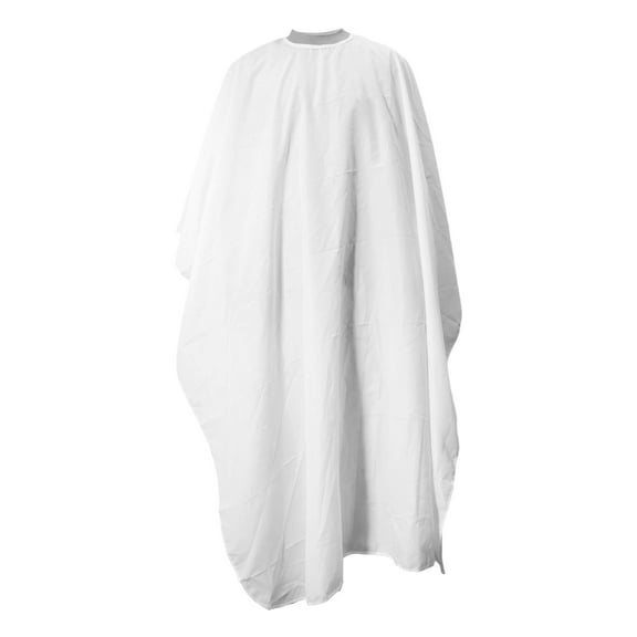 Unique Bargains 1 Pc Thickening Solid Color Hair Cut Barber Cape for Hair Cut White 1 Pc