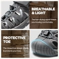 thumbnail image 2 of Nortiv 8 Men's Sandals, Closed Toe Athletic Sport Sandals, Mens Summer Shoes, Lightweight Trail Walking Sandals, 2 of 7