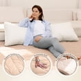 thumbnail image 3 of Zonli Japanese Floor Mattress Futon, Foldable Tatami Mat with Cotton Cover, Queen 80"x60", Coffee, 3 of 7