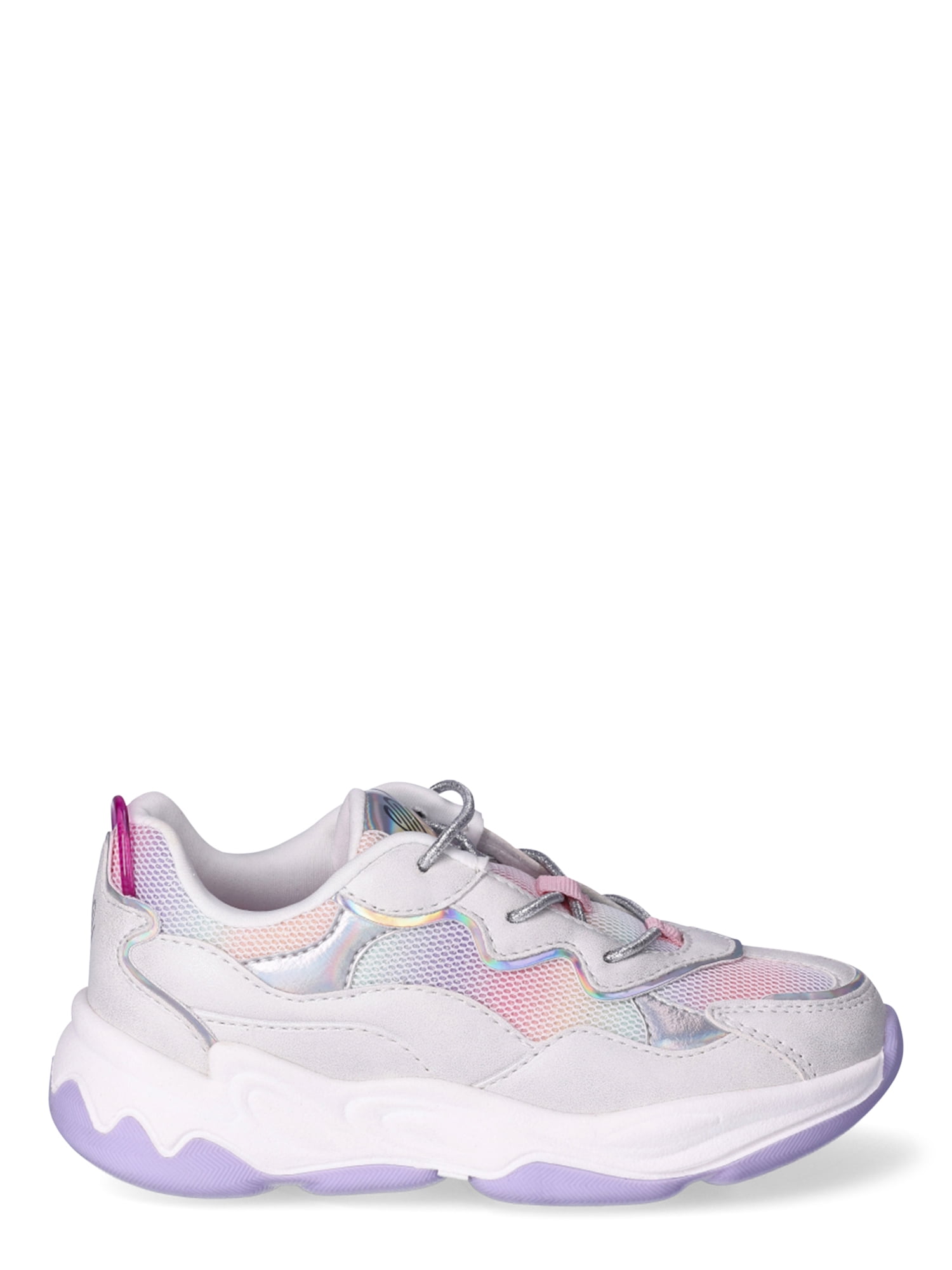 Justice Little Girl & Big Girl Athletic Side Zipper Sneakers