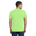 thumbnail image 6 of JERZEES Dri-Power 50/50 High Visibility T-Shirt for Men, Short Sleeve Crew Neck Tee, Neon Green, S, 6 of 6