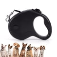 thumbnail image 1 of Correa retráctil para perros sin enredos, correa para pasear a tu mascota con cordones retráctiles automáticos (negro), 1 of 5