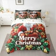 thumbnail image 2 of Castle Fairy Santa Claus 7-Piece Twin Bedding Sets for Teens,Xmas Gifts Bedding Comforter Set,Happy New Year Breathable Sheet Sets,Breathable Home Decor, 2 of 8