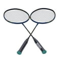 thumbnail image 1 of 2 Player Badminton Racquets, Badminton Racquets For Adults Double Rackets  For Adults For Helps To Keep Fit, 1 of 8