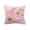A002- Pink, variant on Middle Eastern Festival Pillow Cover, White Throw Pillowcase with Golden Moon and Stars Embroidery for Home Sofa, Bedroom, Living Room Decor - 1PC Cushion Cover without Insert for Festival