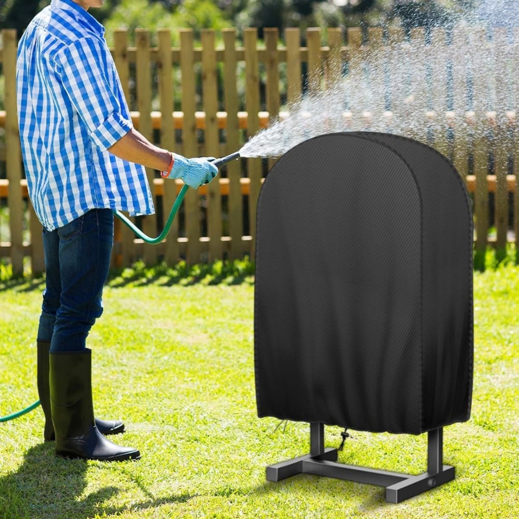 Garden Hose Reel Cover Protective Cover Sun Protective Lightweight Waterproof Portable Retractable Garden Hose Reel