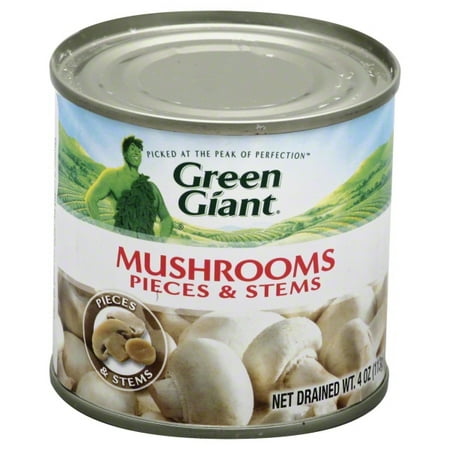 UPC 020000107455 product image for Green Giant Mushrooms Pieces & Stems, 4 Oz | upcitemdb.com