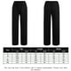 thumbnail image 2 of Pantalones Rectos Pantalones casuales de mujer Bolsillos de lino de algodón con cordón Pantalones de dama (Negro L) Cgtredaw para Mujer Negro T S, 2 of 7