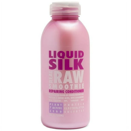 Real Raw Shampoothie Smoothie Liquid Silk Repairing Conditioner,12 fl oz