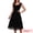 Black, variant on DARING DIVA Women's Gothic Sweetheart Neck Sleeveless Floral Dress S Black