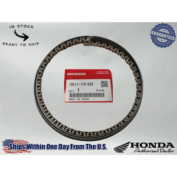 Honda OEM PISTON RING SET STD 80-85 XL80S 79-84 XR80 85-99 XR80R 13011-176-005