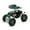 Green, variant on Garden Cart Rolling Scooter, SHINPT Patio Gardening Stool Work Seat with Tool Tray, Garden Cart with Wheel Extendable Handle for Seniors, 360 Swivel Seat & Utility Basket, Blue