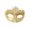 A001- Beige, variant on Gold Masquerade Mask for Women, Lace Rhinestone Masquerade Eye Mask, Cracked Gold Venetian Design, for Masquerade Party Prom Carnival Formal Events, 1 Pack