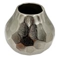 thumbnail image 2 of Bergamo Art 8 inch Wide Decorative Handmade Aluminum Pear Flower Vase, 2 of 6
