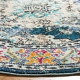 thumbnail image 4 of SAFAVIEH Round Rug 5' - Monaco Collection - Traditional Design, Navy & Light Blue, Ideal for Living Room, Bedroom, Dining Space, 4 of 12