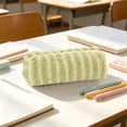 thumbnail image 2 of Summer Saving!Back_to_School Saving!School_Supplies!Under $1 dollars!Special Pencil Case Pouch, Colorful Pencil Pouch Makeup Brush Bags ForTeenagers Home Office Orginazer, Green, 2 of 7
