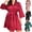 Womens Nightgowns Red, variant on Short Robes for Women Plus Size Lightweight 3/4 Length Sleeve Soft Silk Sleepwear Nightgown Bathrobes Sexy Loose Solid Comfort Tie Pajamas Robe XL-5X Christmas Pajamas