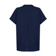 thumbnail image 4 of Tshirts Women Trendy Women's Summer Tops V Neck Short Sleeve Shirts Loose Flowing Tunics, 4 of 9