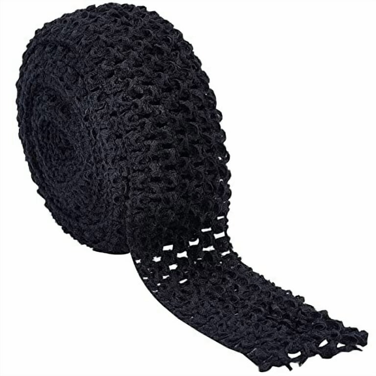 5.5 Yards 1.7 Wide Elastic Crochet Headband Ribbon Crochet Stretch