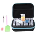 thumbnail image 3 of Inteprter Storage Case Display Box Jewelry Supplies Kit Compact Painting Exquisite Organization Size Multipurpose Dustproof Almacenamiento y organización del hogar, 3 of 6