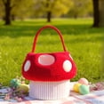 thumbnail image 4 of Mushroom Plush Easter Egg Hunt Basket for Girls and Boys, 4 of 4