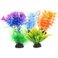 thumbnail image 4 of KAKOWELY 5 adornos de plantas acuáticas simuladas, decoraciones decorativas para peceras., 4 of 5