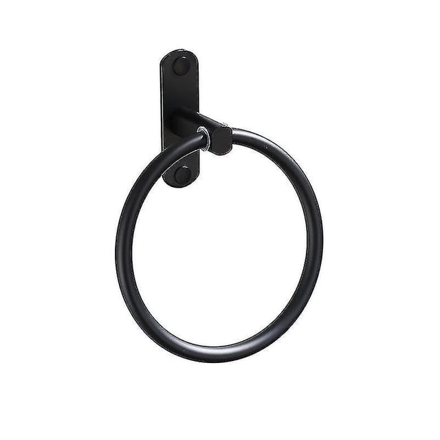 Bathroom Towel Ring Suction Cup Towel Holder Wall Mount Aluminum Towel Rack Ring Towel Holder