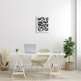 thumbnail image 2 of Stupell Industries Contemporary Black Ink Shapes Minimal Abstract Design Canvas Wall Art, 16 x 20, Design by Amy Brinkman, 2 of 5