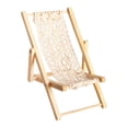 thumbnail image 2 of Sillón de casa de muñecas Mini silla plegable Accesorios para fotos Decoraciones de micropaisaje Diseño de escena Regalos Tumbona de simulació, 2 of 9