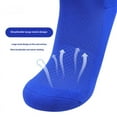 thumbnail image 4 of Calcetines de fútbol finos de color sólido de verano para adultos, medias transpirables absorbentes del sudor, calcetines altos deportivos profesionales antideslizantes para niños, 4 of 5