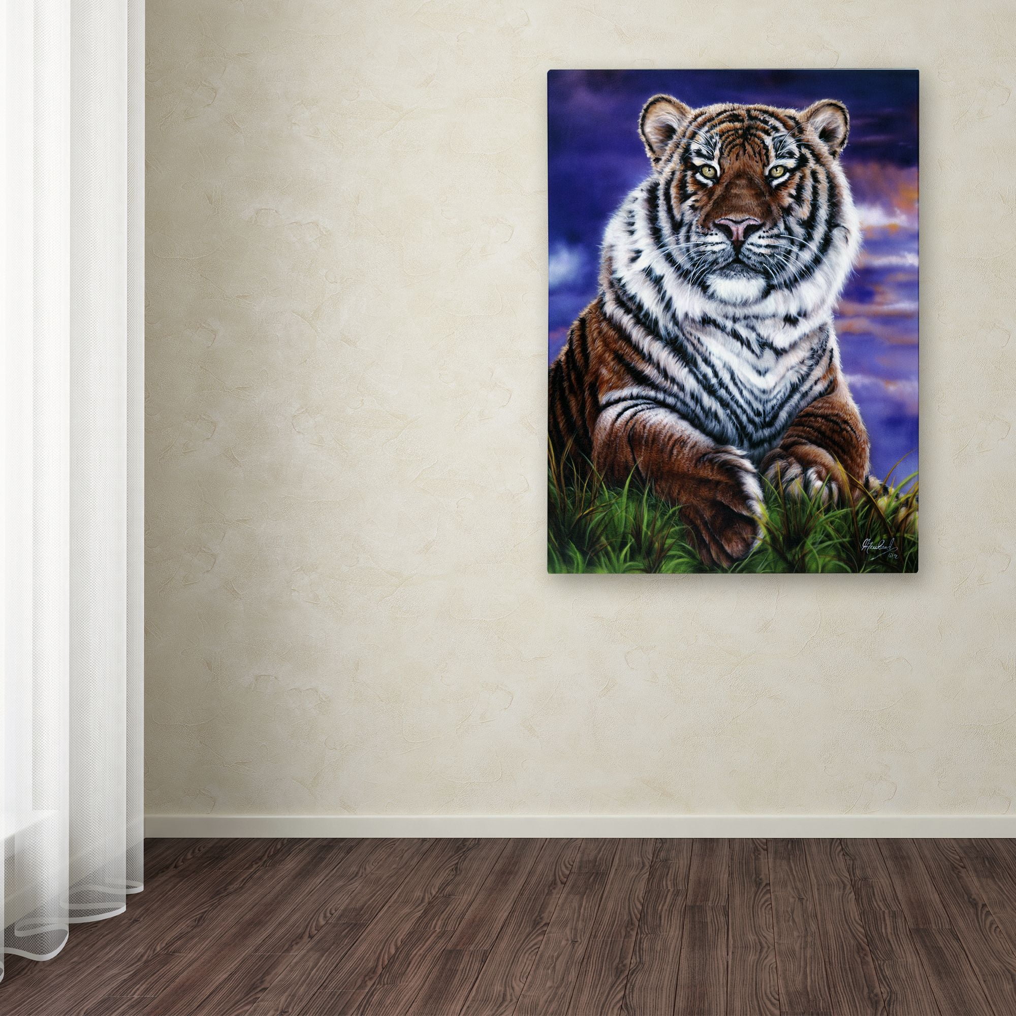 Trademark Fine Art 'Arizona Tiger' Canvas Art by Jenny Newland