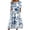 Multicolor01, variant on Women's Floral Print Midi Dress Short Sleeve Crew Neck Pockets Loose Fit for Summer Casual Wear