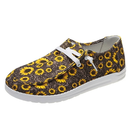 

TOYFUNNY Womens Casual Shoes Slip-On Slip-On Canvas Shoes