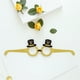 thumbnail image 4 of gafas con el número 2026: Gafas de Nochevieja 2026, gafas de Año Nuevo, accesorios para fotomatón, detalles para fiestas en negro y dorado., 4 of 8