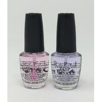 OPI Natural Nail Polish, Clear Base Coat & Top Coat, Duo Pack, 0.5 fl oz each