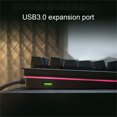 thumbnail image 3 of Tholdsy Gaming Keyboard PC Accesorio Exquisito RGB Light Equipo de entrada de escritorio Teclados de juego simples y duraderos para el hogar Juegos de teclado y mouse para computadora, 3 of 6