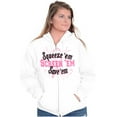 thumbnail image 3 of Squeeze Screen Save 'Em Breast Cancer Zip Hoodie Sweatshirt Women Brisco Brands S, 3 of 6