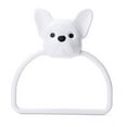 thumbnail image 2 of Cartoon Towel Hanging Rack, Easy To Clean Cute Style Space Saving Non Marking Stickers Wall Mounted Hand Towel Holder  for Kitchen Panda,Puppy, 2 of 8