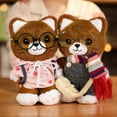 thumbnail image 2 of 26cm Cute Dress Up Lalafanfan Cafe Cat Plush Toy Stuffed Soft Kawaii Kitten Doll Animal Pillow Birthday Gift For Kids Children, 2 of 6