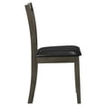 thumbnail image 6 of Parkwood 5-piece Square Dining Table Set Dark Ash Brown, 6 of 13
