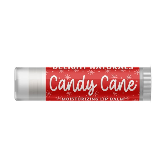 Delight Naturals Jumbo Lip Balm - Merry Christmas Candy Cane