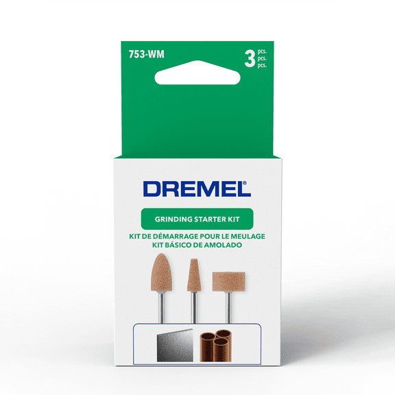Dremel 753-WM Grinding Stone Rotary Tool Accessory Starter Kit, 3 Pieces