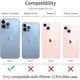 thumbnail image 5 of Compatible con iPhone 13 Pro Max Funda con protección de cámara, funda de lujo con diseño de corazón de amor para mujeres, hombres y niñas, parachoques de TPU suave con pequeño patrón de amor, funda, 5 of 7