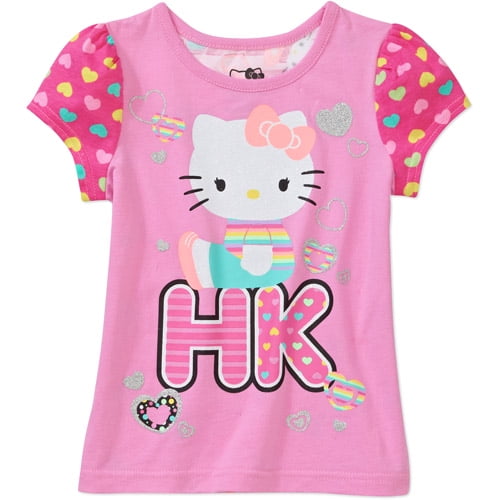Baby Girls' Hello Kitty Short Sleeve Gra
