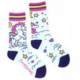 thumbnail image 2 of Cute Unicorn Crew Socks, 2 of 10
