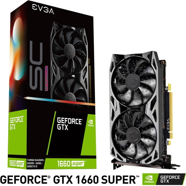 Tarjeta de Video EVGA Geforce GTX 1660 Super Sc Ultra Gaming 6GB GDDR6 06G-P4-1068-KR EVGA GTX 1660 Super Sc Ultra Gaming