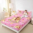 thumbnail image 3 of Erosebridal Capybara Full Size Sheets for Kids, Fairy Castle Bed Sheets, 4-Piece, 3 of 5