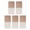 Camel and White, variant on NFTIGB 10pcs Plush Foam Floor Mat Washable Interlocking Carpet Tiles Cuttable Soft Puzzle Area Rugs for Living Room Bedroom Sea Blue and White