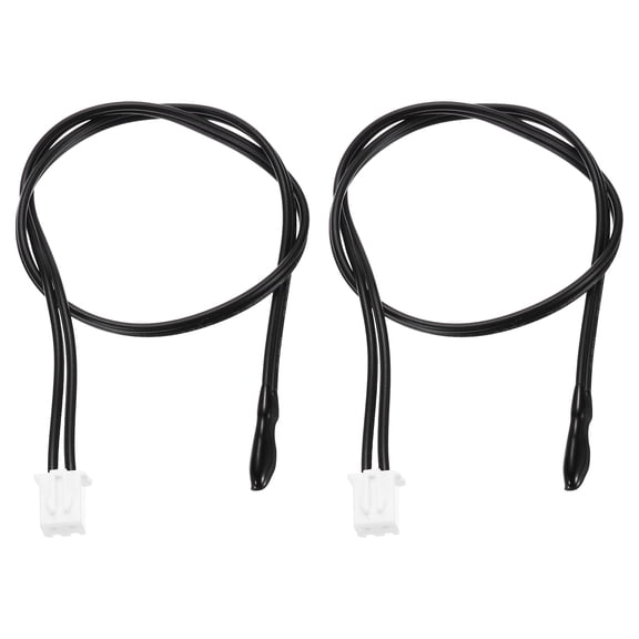 Uxcell 2 Pcs 10K NTC Thermal Sensor Probe, Epoxy Sensitive Temperature Sensor Probe 9.8 Inch Digital Thermometer Extension Cable Temp Sensor