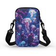 thumbnail image 2 of HELLHERO Polyester Women Crossbody Bag Leakproof Underarm Shoulder Bag for Outdoor Travel Daily Use(Galaxy Butterfly with Florals), 2 of 7